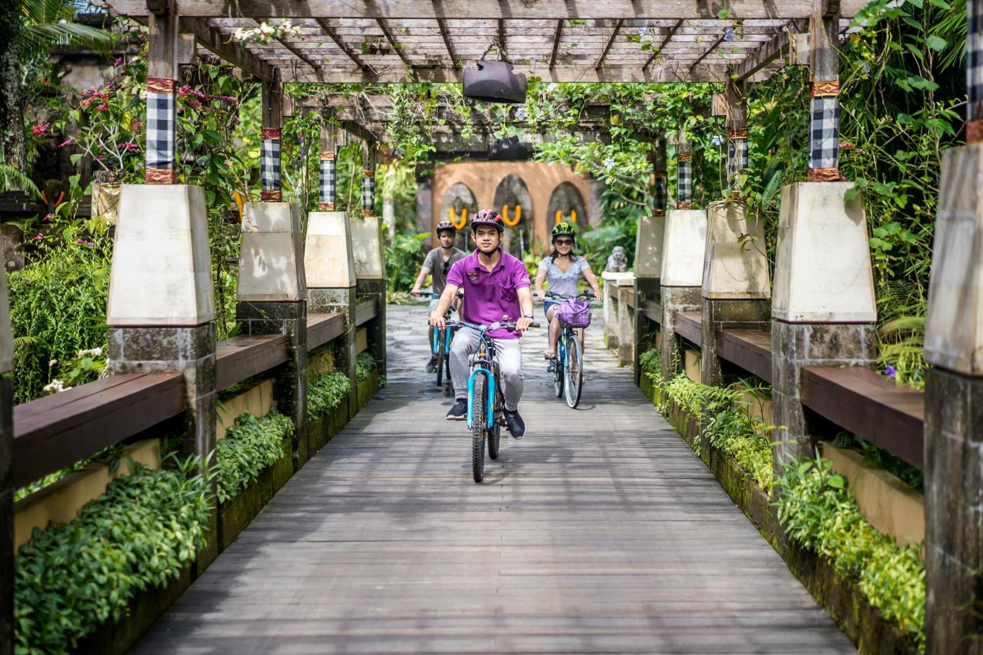 Pramana Watu Kurung Hotel Ubud  Exterior photo The bike trail at the resort