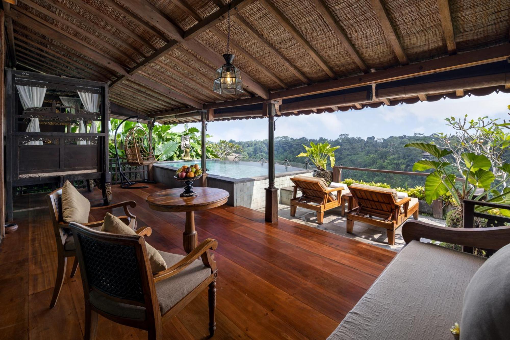 Pramana Watu Kurung Hotel Ubud  Exterior photo The interior of a villa at the resort