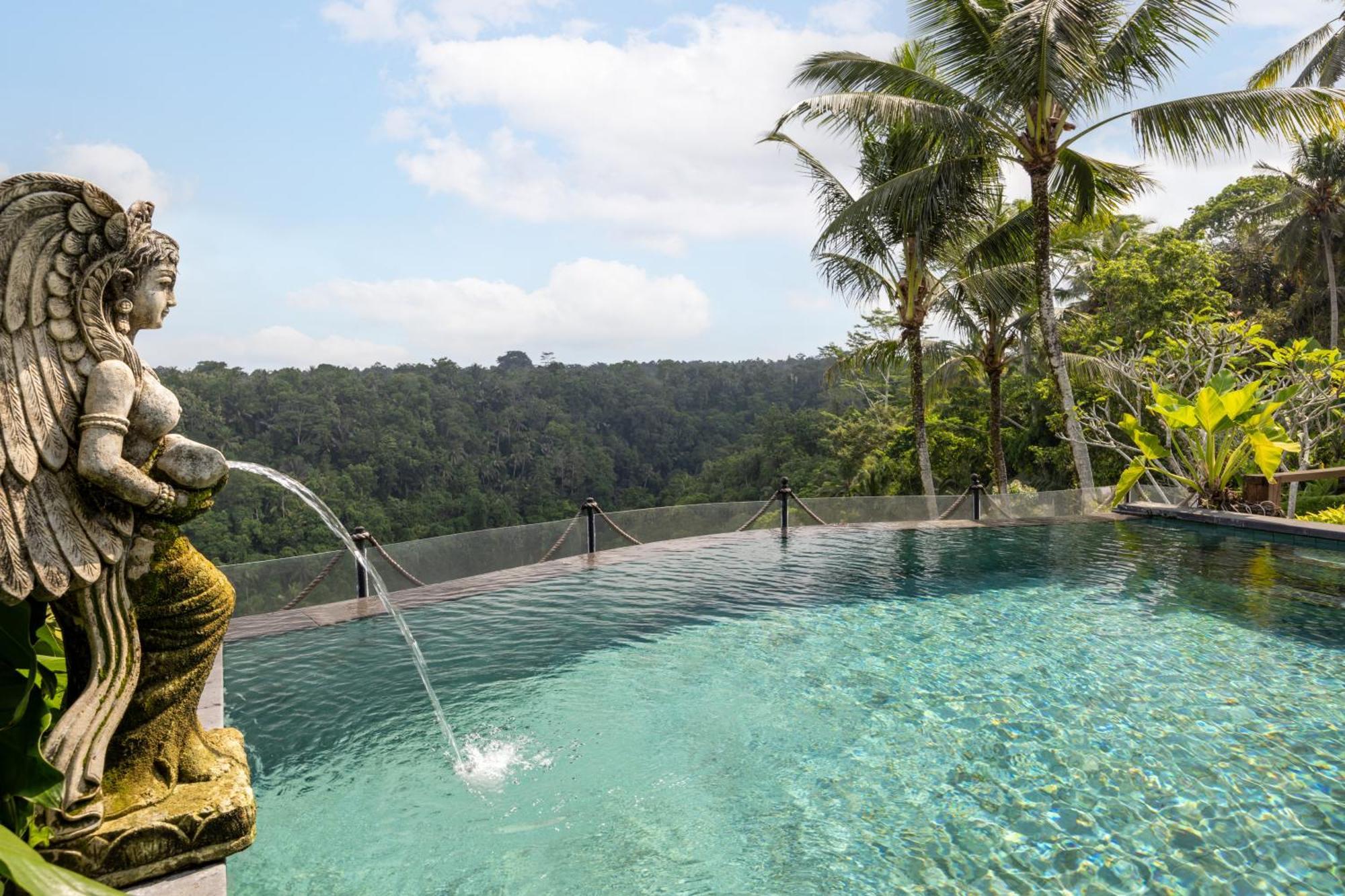 Pramana Watu Kurung Hotel Ubud  Exterior photo Infinity pool at the resort
